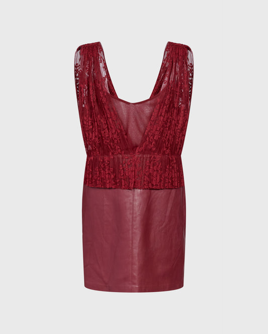 Zara Mini Dress With Lace Straps