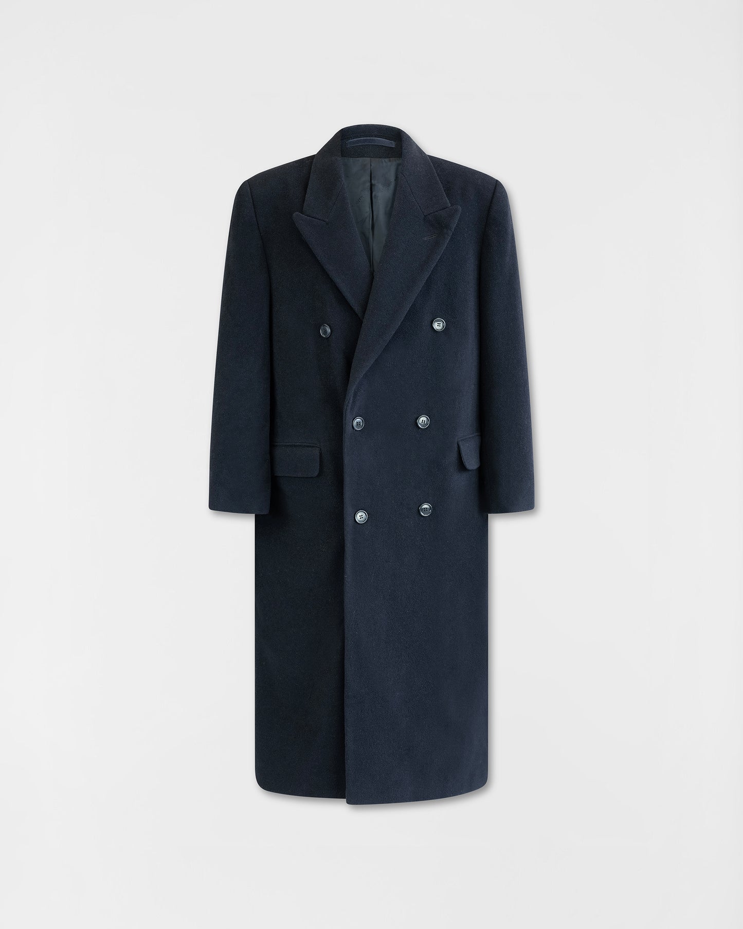 Pierre Cardin Navy Cashmere Over Coat